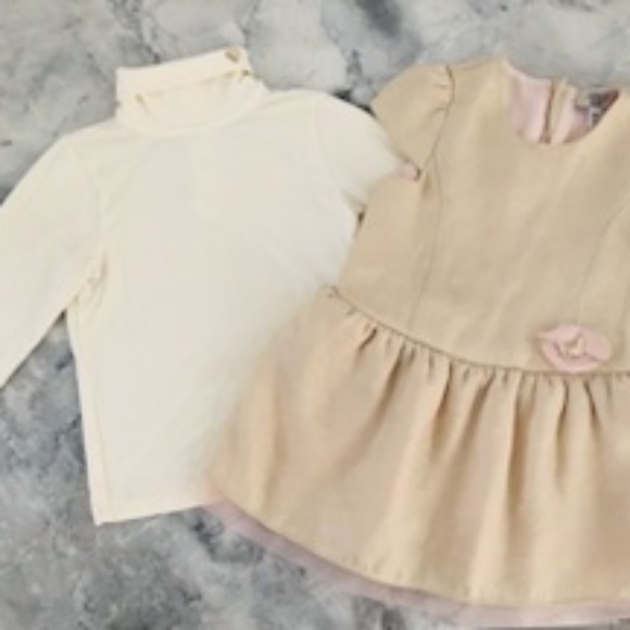 ARMANI Junior baby dress two piece set - Picture 1 of 7